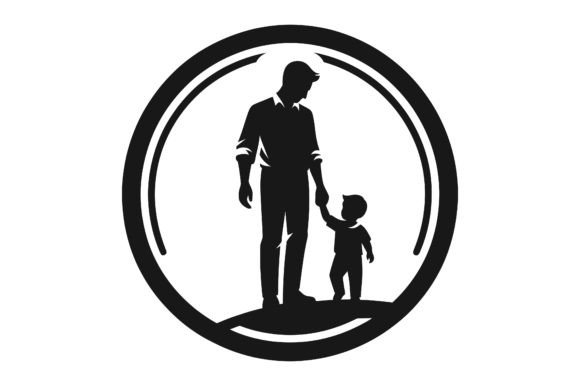 Download Father and Child Vector Illustration - Vector Collection