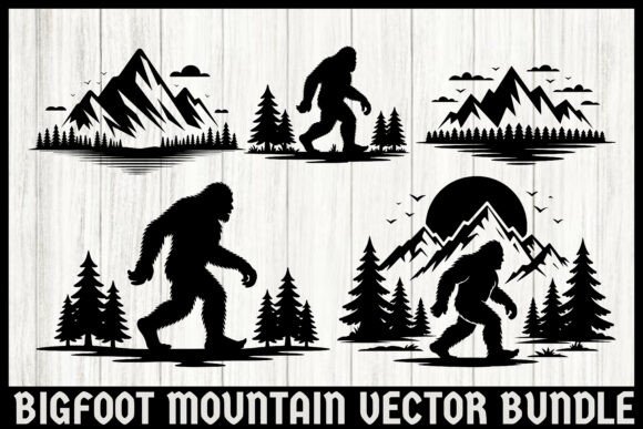 Download Bigfoot Mountain Vector Bundle - Vector Collection