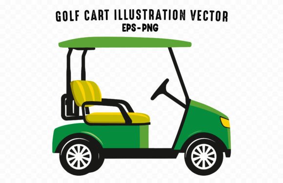 Download Golf Cart Illustration, Club Car Vector - Vector Collection