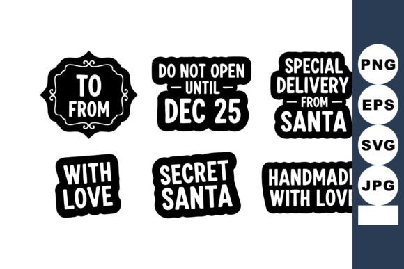 Download Christmas Gift Tags Vector Art - Vector Collection