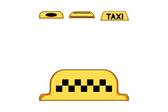 Download Taxi Car Roof Sign Options Vector - Vector Collection