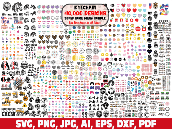 Download Keychain Svg Bundle, Keychain Pattern - Keychain Collection