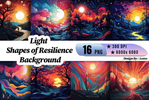 Download Light Shapes of Resilience Background - Resilience Collection