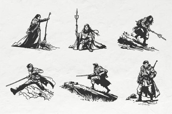 Download Uplifting the Hunter Abilities Vector - Vector Collection