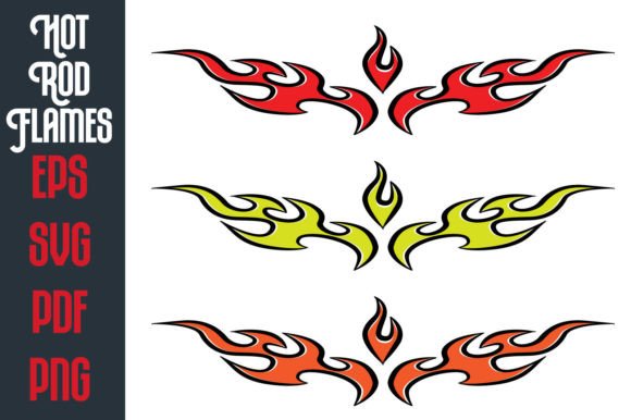 Download Hot Rod Vector Flames - Vector Collection