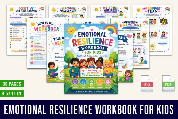 Download Emotional Resilience Workbook for Kids - Resilience Collection